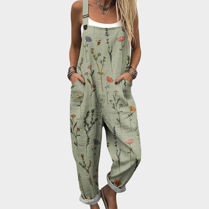 Heidi | Comfortable Printed Dungarees