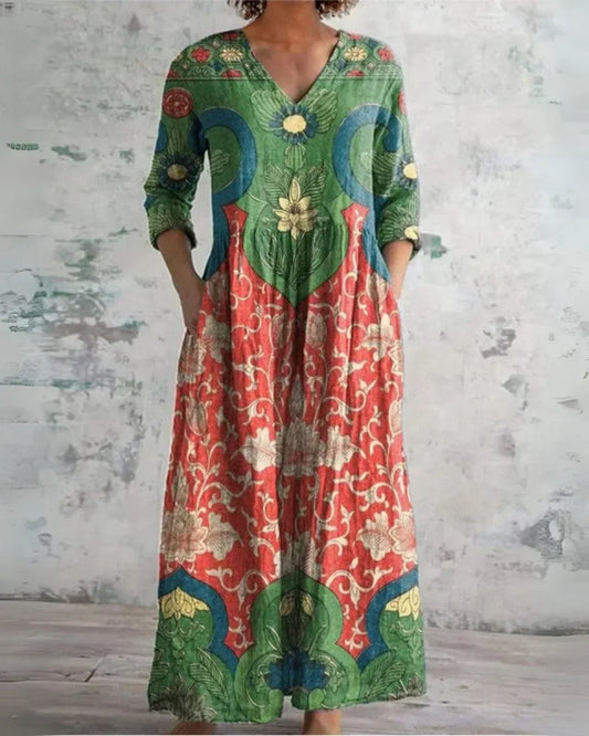 Clara | Comfort Floral Maxi Dress
