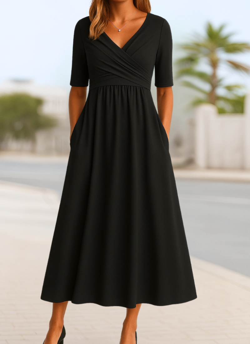 Monica | Stylish Crossover Dress