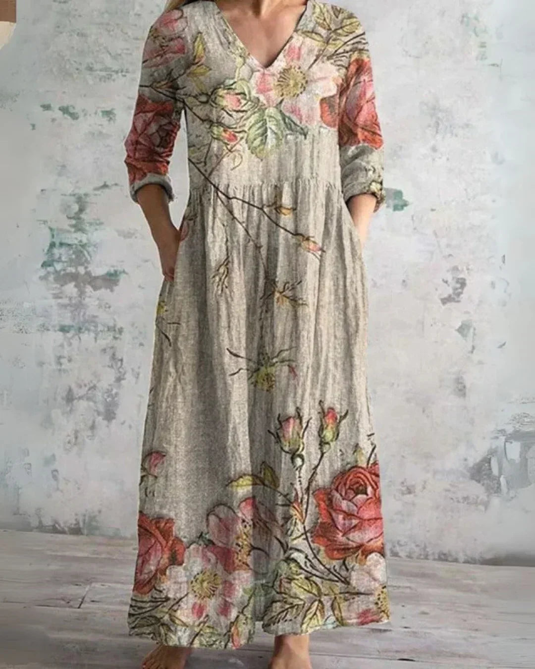 Clara | Comfort Floral Maxi Dress