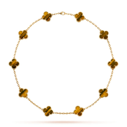CLOVER | 10 Motif Tiger Necklace