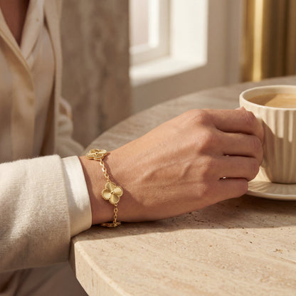 Clover Gold Bracelet