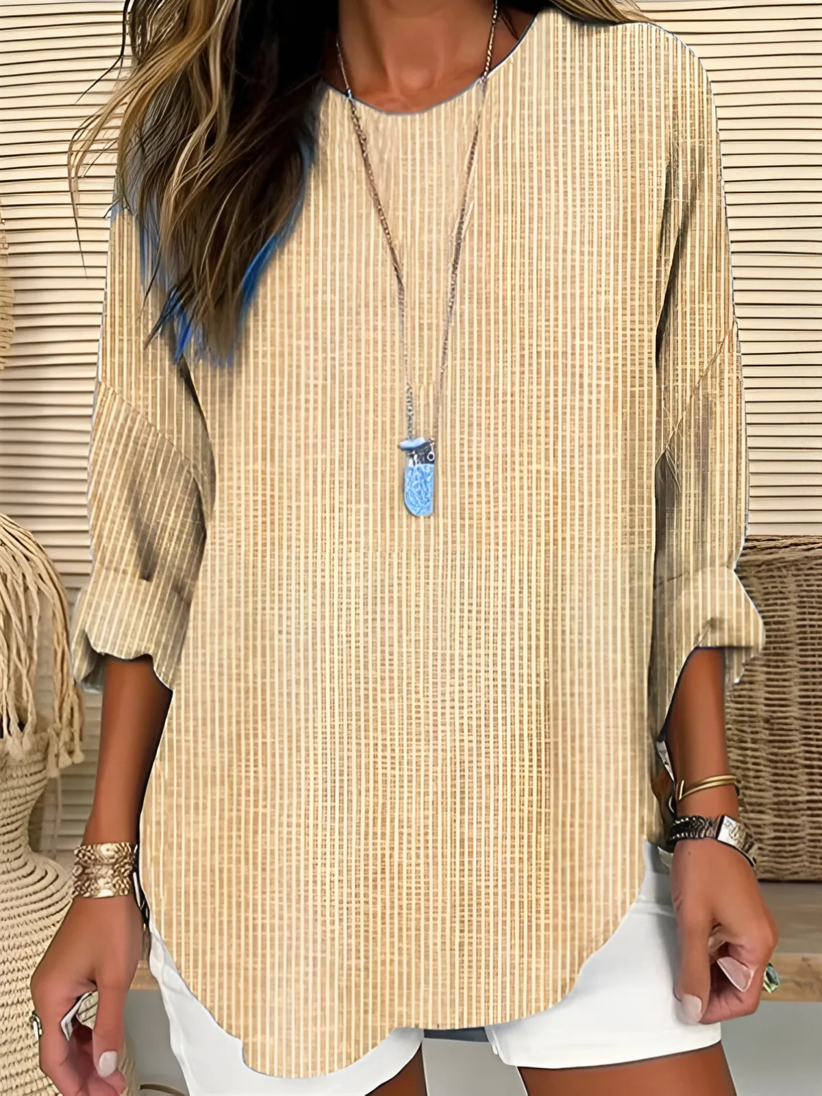Jana | Classic Striped Blouse
