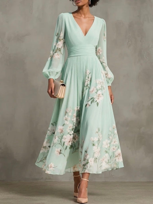 Rosa | Fresh Floral Midi Dress